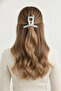 Sparkling Cherry and Stone Detailed Hair Claw Clip - 2