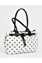 Zeti̇a Model Women's Leather White Polka Dot Hand and Shoulder Bag - 4
