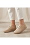 Z059 Women's Laceless Silicone Sole Comfortable Daily Leather Casual Shoes