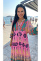 Tested Dress Mixed Ethnic Patterned Viscose - 2