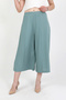 Liva Elastic Waist Draped Wide Cut Skirt Trousers Tns-4404 - 8