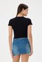 Star Girl Stone Printed Crop Baby Tee - 4