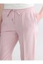 Trendlucky Carrot Cut Women's Trousers with Elastic Waist with a Difference in Color - 3
