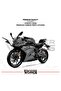 ملصق CFMOTO 250SR مصنوع من رقائق الكربون لتغطية الرأس الأمامي - 2