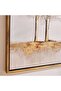 Solem Tree Framed Canvas Art 70x140cm - Gold - 3