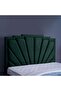 URANUS HEADBOARD CHANEL OLIVE GREEN L-180 : H-125 CM - 2