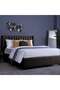 VENUS HEADBOARD CHANEL LIGHT BROWN L-160 : H-125 CM - 6