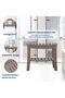 HDPE Shower Bench with Storage Shelf,Waterproof Shower Seat Stool Chair for Bathroom Bathtub,Non-Slip Spa Stool,Indoor Outdoor Use,Space-Saving,No Maintenance - 7