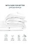 Mattress Topper 180x200+8cm Thick 900GSM Filling and Plush Brushed Fabric with 4-Side Elastic Bands White - 4