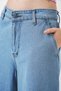 Women's Wide Leg High Waist Jeans 1515 - Light Blue - 5