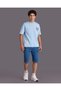 Senior Boys Blue Printed T-Shirt - 6