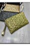 Women's Star Embroidered Chain Strap Portfolio Bag - 6