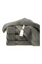 4-Piece Bath Towels, 100% Combed Cotton 550 GSM, Quick Dry, Highly Absorbent, Grey - 4