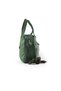 Crinkle Waterproof Lightweight Fabric Women's Multi-Compartment Crossbody Daily Hand Shoulder Messenger Bag Green 146Z - 5