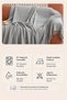 Ars |   Cotton Non-Slip Washable Multi-Purpose Bohemian Sofa Cover Single&Triple 180X210 Sofa Bed Cover, Armchair Cover, Sofa Shawl Gray - 6