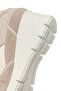 Women's Beige Lace-Up Wedge Heeled Suede Leather Sneaker 26Sfd371714 - 8