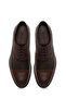 Men's Brown Lace-Up Leather Casual Shoes 26Sfd671014 - 4