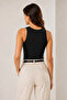 Women's 95% Cotton 4-Piece Square Neck Thick Strap Flexible Basic Undershirt - Soft Textured & Breathable Fabric - 3