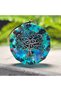 Moonstone - Moonstone - Amethyst - Garnet - Tree of Life Orgonite Pendant - Turquoise Color (Handmade Design Products)