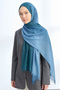 Pure Comfort Viscose Shawl - Petrol Blue-Petrol Green - 2
