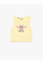 Licensed Stitch Printed Camisole Sleeveless Crew Neck Undershirt