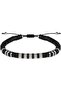 Daaj Men’s Bracelet, 925 Sterling Silver & Hematite Beaded Bracelet, Handmade Adjustable Jewelry