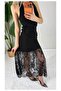 Women's Neck Strap Lace Dress - 2