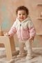 Double Colored Hooded Wellsoft Baby Cardigan - 2