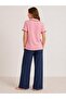 Women's Short Sleeve Cotton Pajamas Suit - 3