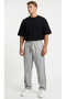 2-Strand Ribbed Baggy Sweatpants – Elastic Waist, Back Pockets, Wide Legs - 7