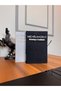 Stone-Engraved Michelangelo Black-Anthracite Decorative Book Box Set of 2 - 5