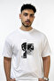 Eren Yeager Titan Design Printed Oversize White T-Shirt