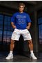 Men's 100% Cotton Oversize T-Shirt Shorts Set Streetwear Casual Summer Comfortable Fit - 7