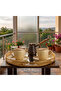 Country Garden Breeze: Rustic Spotted Coffee Cup Set of 2, 90 ml