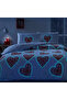 Glow Shining Double Duvet Set Cordelia Red - 2