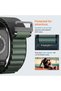 WBF1 Apple Watch Band for Apple Watch Ultra 3/2/1 49mm, Series 11/10 46mm, 9/8/7 45mm, SE3/SE2/SE/6/5/4 44mm, 3/2/1 42mm Lightweight Fabric Strap - Black Orange - 6