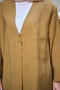 Women's Single Button Detail Oversize Single Pocket Cupra Suit Fat Green - 5
