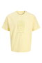 Men's Chest Printed Crew Neck T-Shirt - Cassis