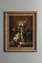 Peonies and Forget-Me-Nots - Vintage Patterned Painting - Thick Model