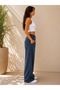 Modal Wide Leg Sweatpants with Side Pockets - 2