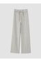 Lcw Kids Navy Blue Striped Wide Leg Pants for Girls - 2