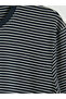 Original Oval Collar Striped Men's T-Shirt - 6