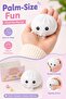 Squishy Dumpling Stress Ball Toy, Soft Steamed Bun Squeeze Toy, Kawaii Bubble Pop Fidget Sensory Toy for Kids - 6