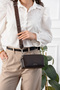 Women's Brown Small Shoulder Bag-Bd7035Bd - 3