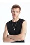 Crew Neck Men's Sleeveless T-Shirt (S4) - 3