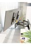 TV Bracket Tilt Swivel approx 30-65 Inch for LED LCD OLED Curved and Flatscreens R08 Wall Mount Universal for VESA 200x200-400x400 - 2