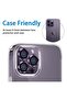 iPhone 14 Pro/iPhone 14 Pro Max Camera Lens Protector, Anti-Scratch Lens Cover 9H Tempered Glass Metal Camera Screen Protector Shockproof Camera Ring - 5