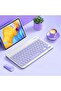 Wireless Bluetooth Rechargeable Keyboard and Mouse Combo Slim Compact Keyboard Kit with Long Battery Life - 5