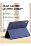 Ultra-Thin Cloth Pattern Stand Case for iPad Air 4/Air 5 (10.9") - Black - 2