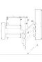 Full-motion LED/LCD/Curved TV Wall Mount, Suitable for Most 37"-70" Screens, Tv Wall Mount. - 2